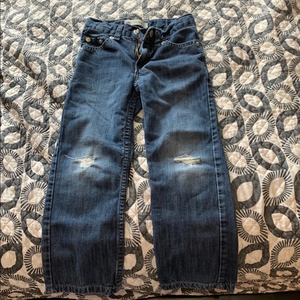Levis kids jeans & Adidas shirt
